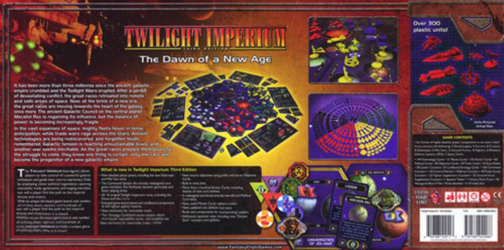 Fantasy Flight Games Twilight Imperium Complete Game for sale online