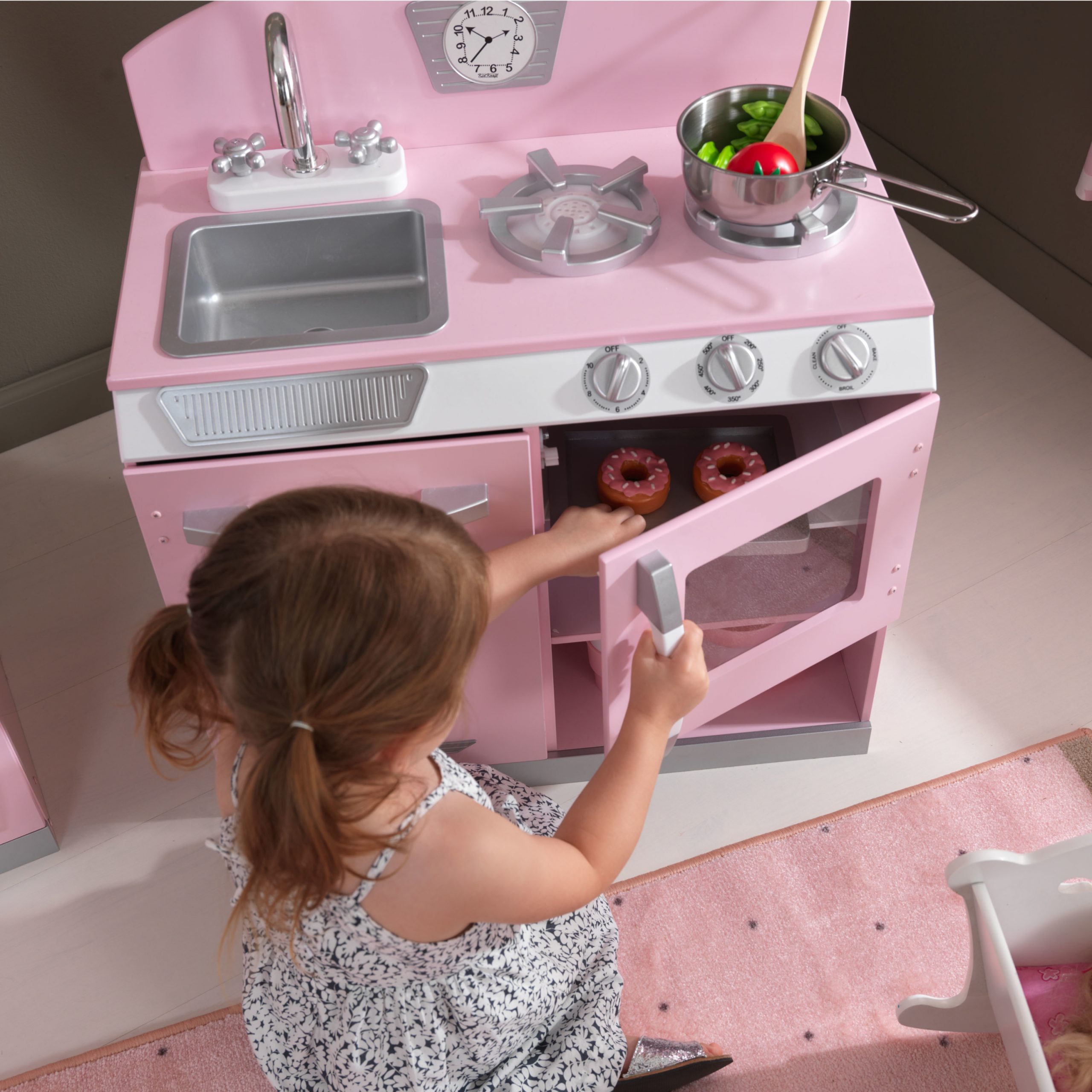 kidkraft kitchen pink assembly