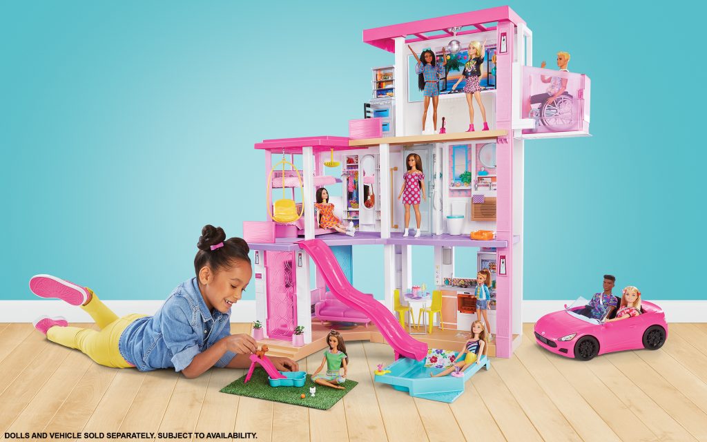 barbie slide house