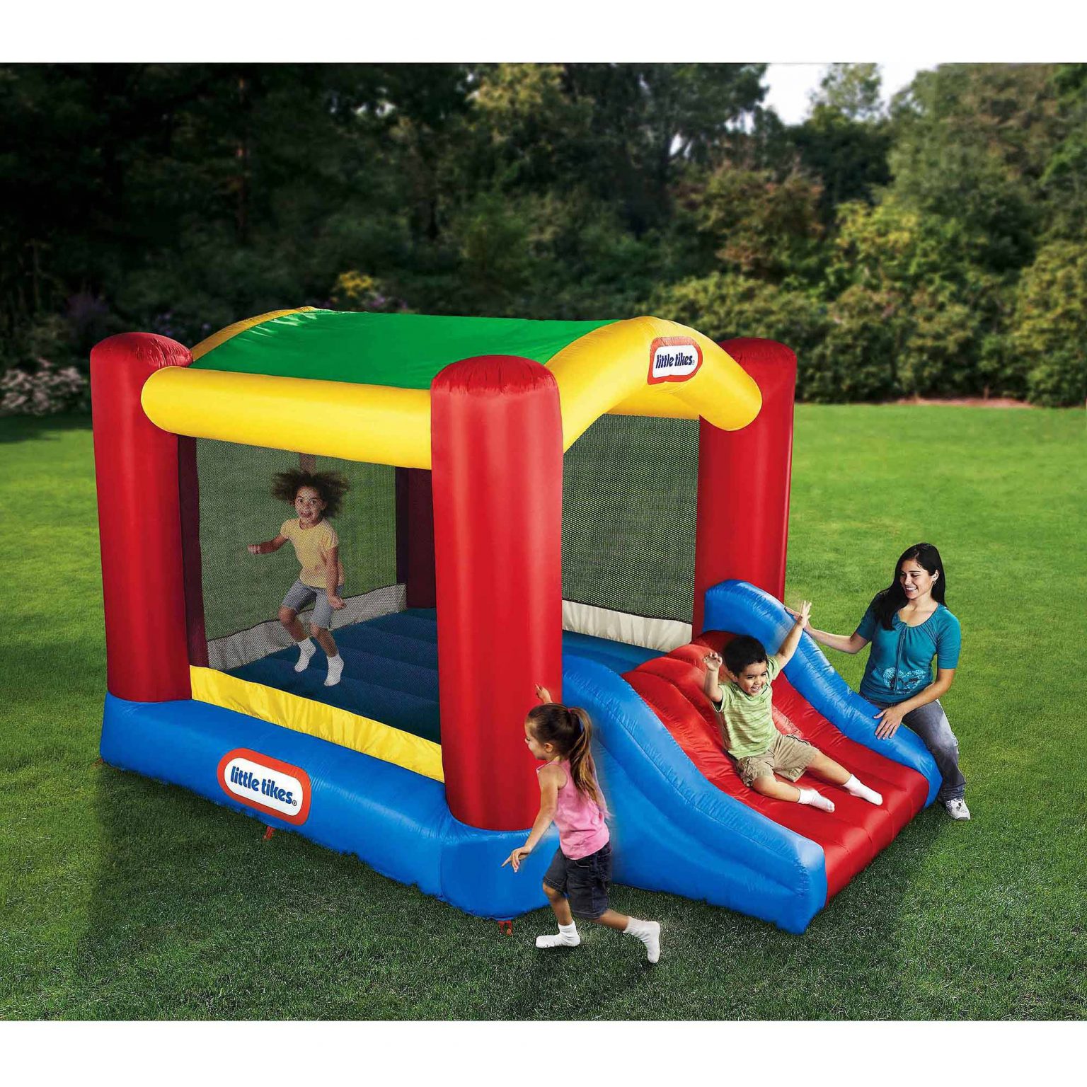 little tikes shady jump n slide bounce room