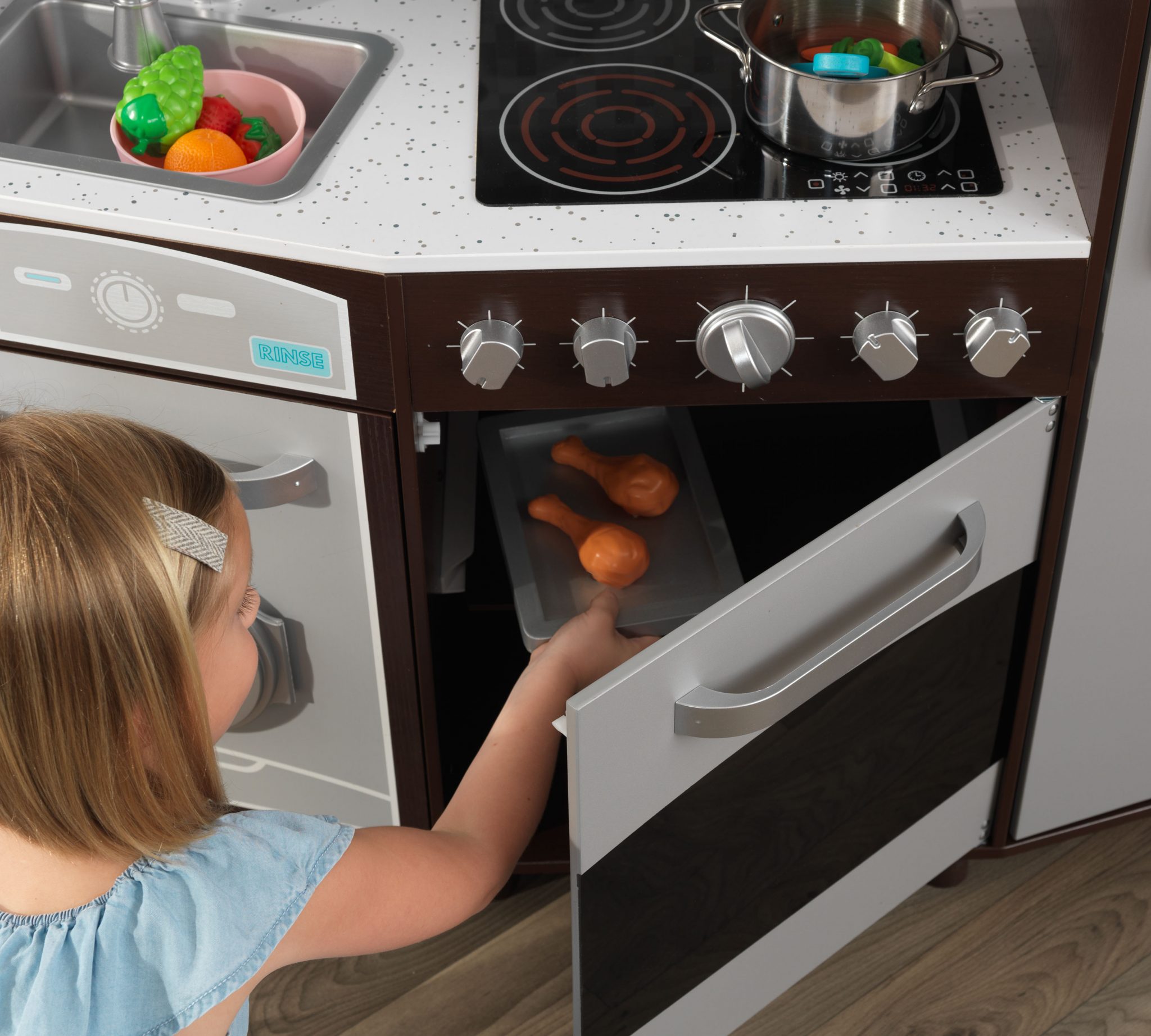 kidkraft silver kitchen