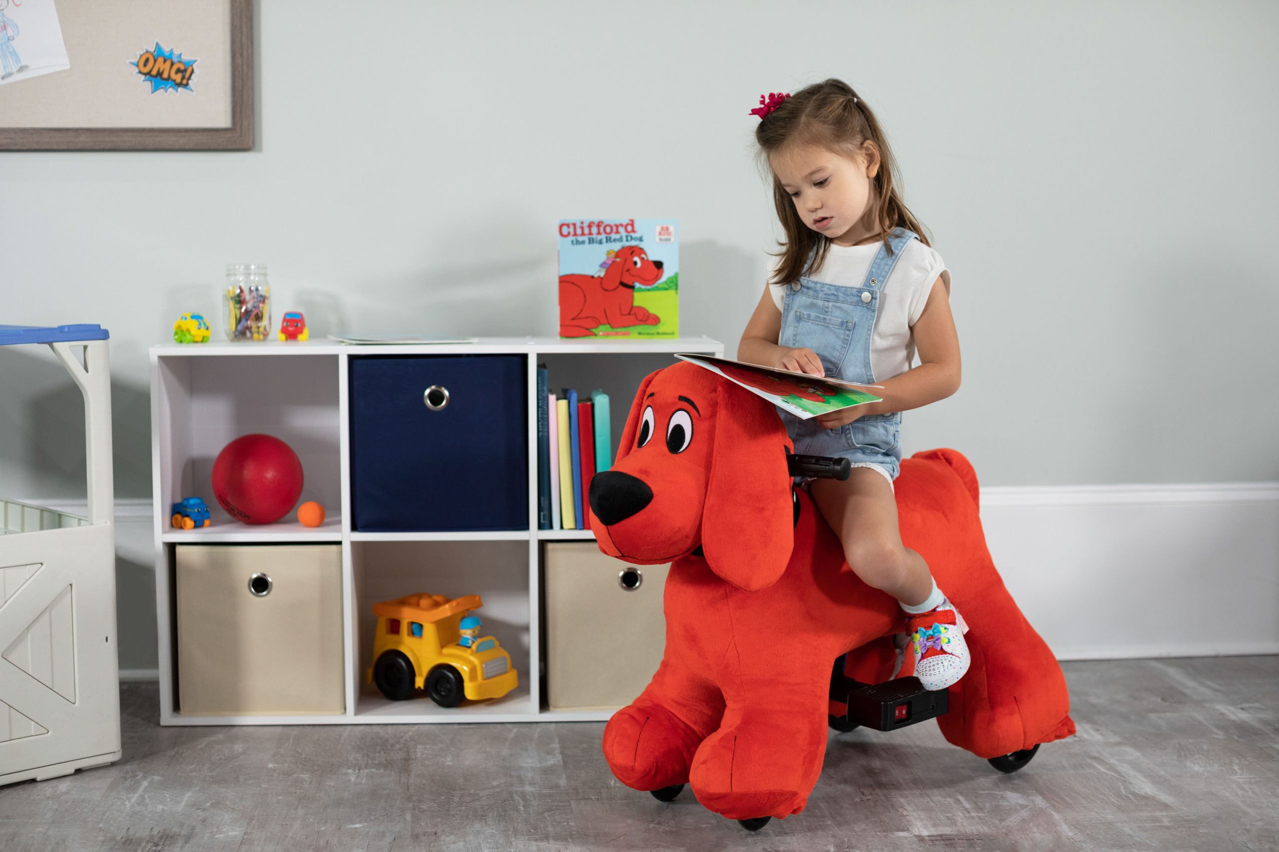 clifford ride on toy