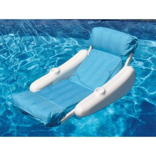 swimline sunchaser padded floating luxury chair pool lounger