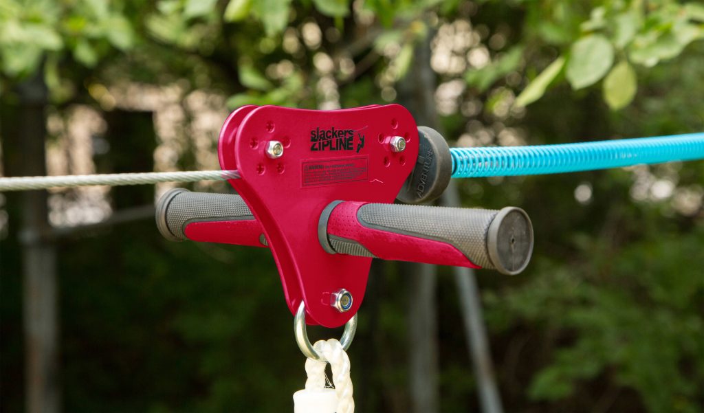 Slackers 90′ Zipline Kit with Seat and Bonus Spring Brake System