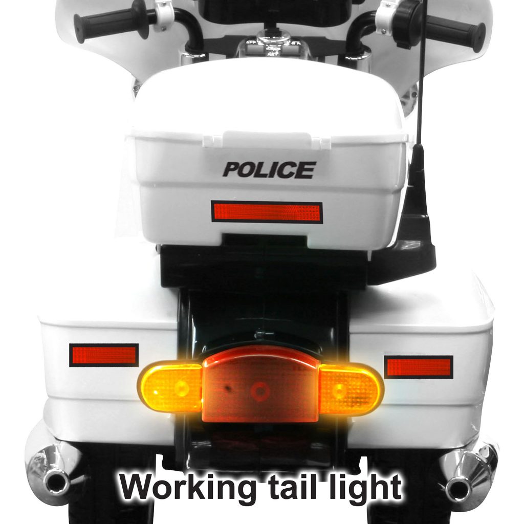 police battery motorbike