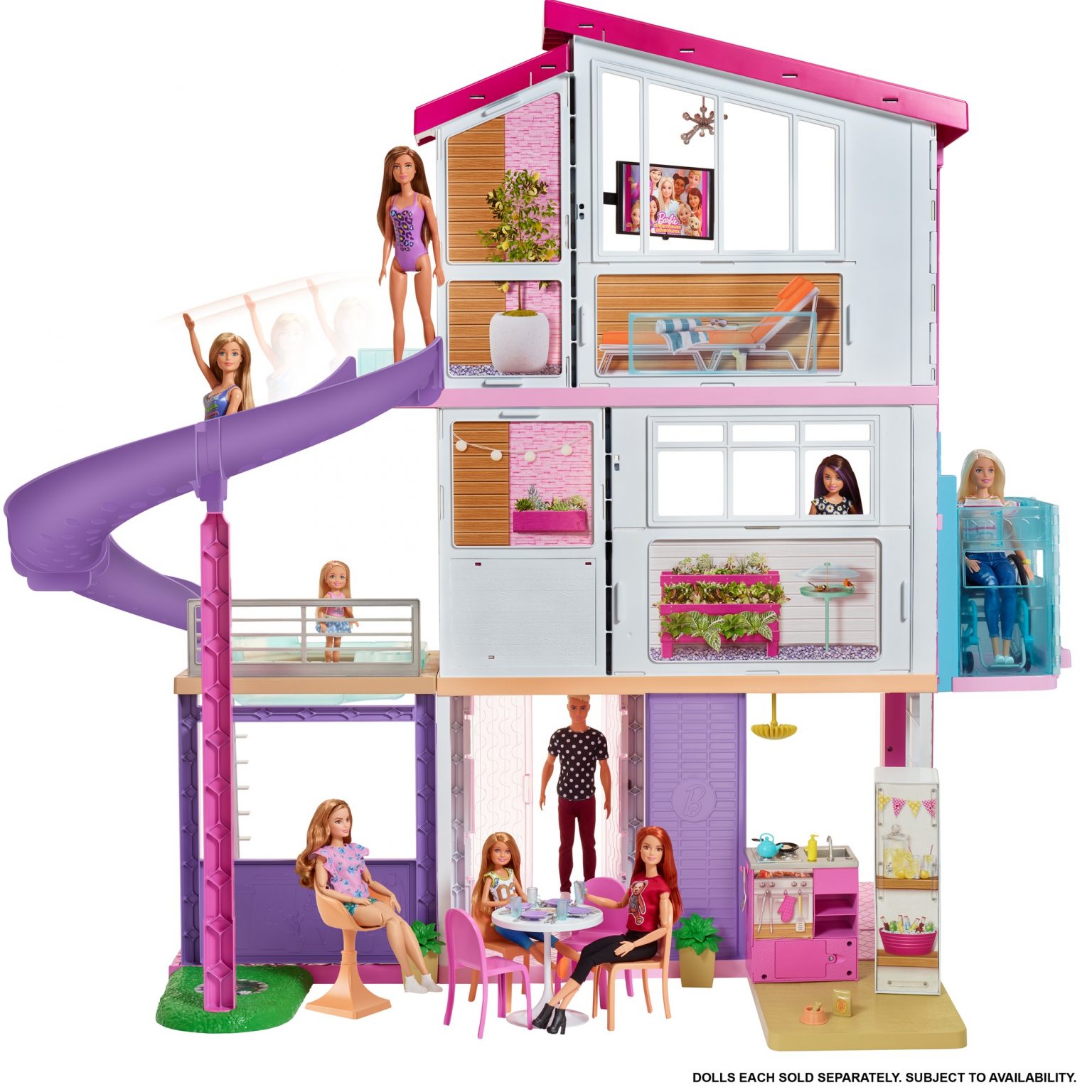 barbie doll dreamhouse with elevator