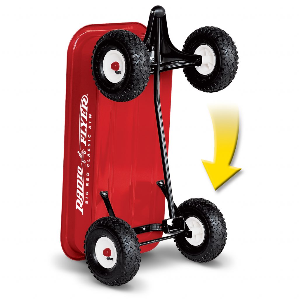 Radio Flyer, Big Red Classic ATW Wagon, AllTerrain Air Tires, Red