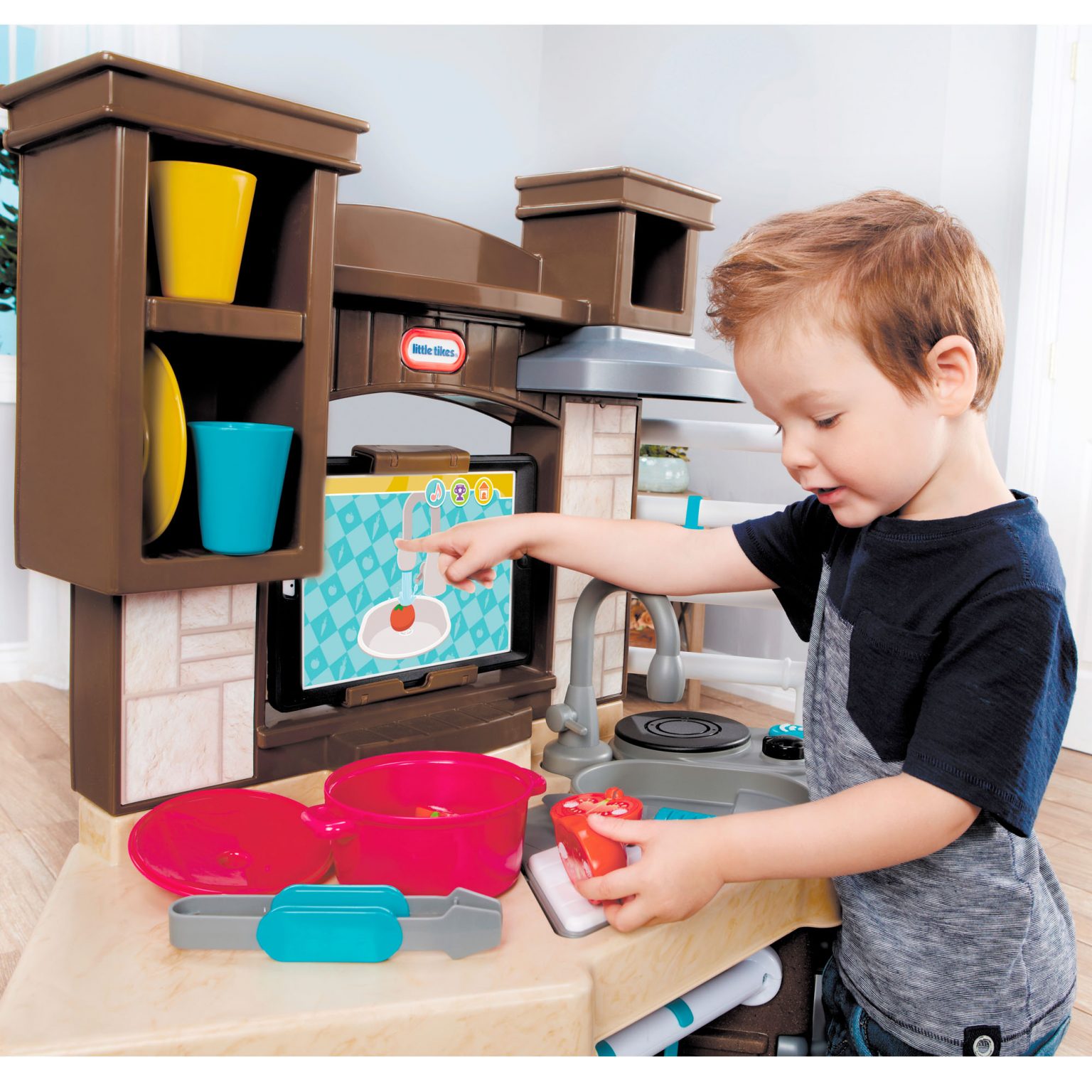 Little Tikes Cook ‘n Learn Smart Play Kitchen with 40+ Piece Accessory