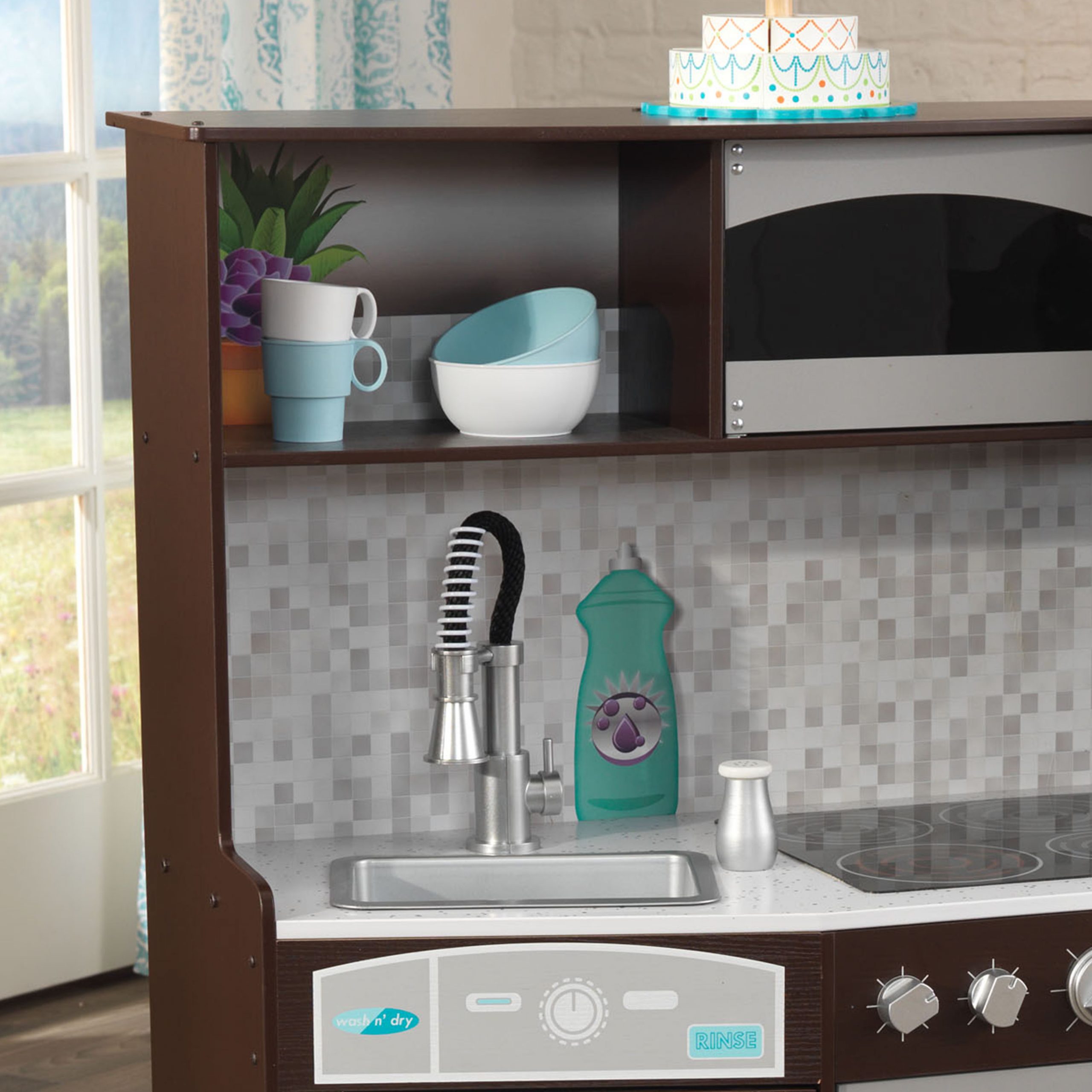 kidkraft silver kitchen