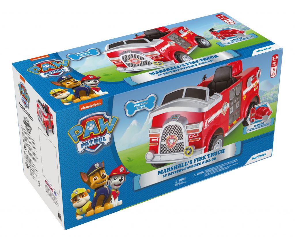 paw patrol ride along toy