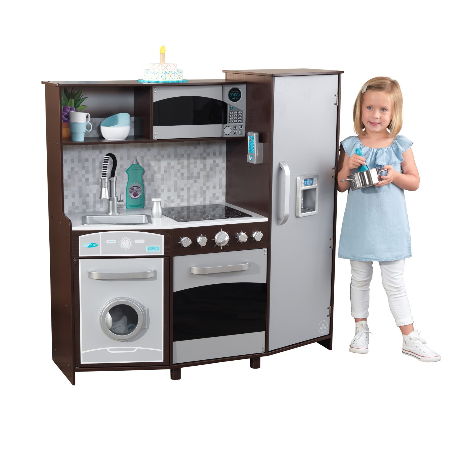 kidkraft silver kitchen