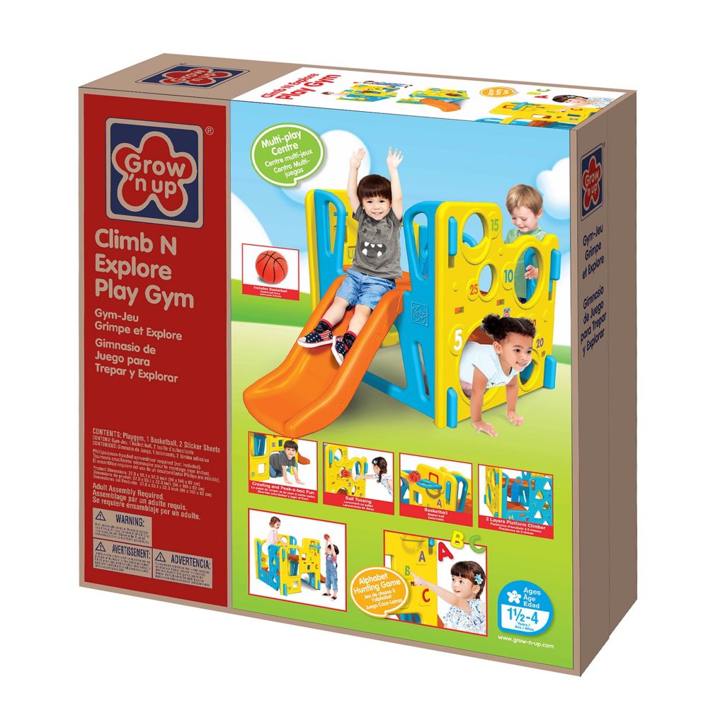 Grow’n up Climb & Slide Play Gym Outdoor/Indoor Use Ages 1.5 Years to 4